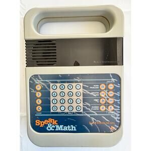 Speak & Math 1980’s Tx Instruments - Sort of works!